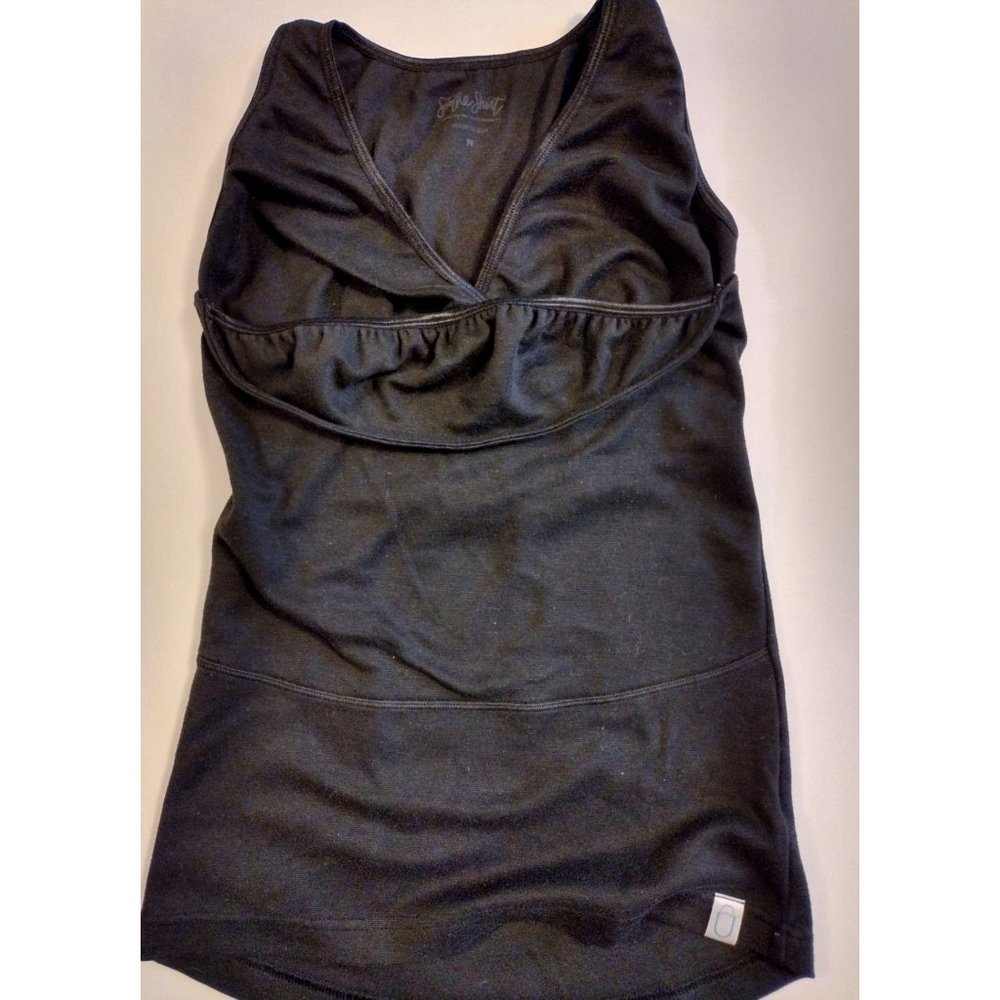 LuLaBu Soothe Shirt black Tank Size Med Baby Wearing - Picture 2 of 7